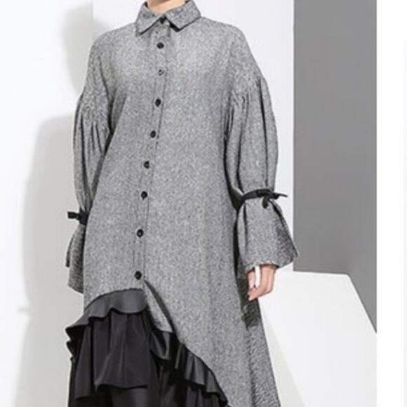 Stella Marina High Low coverup cloak sz 12 - Picture 2 of 16